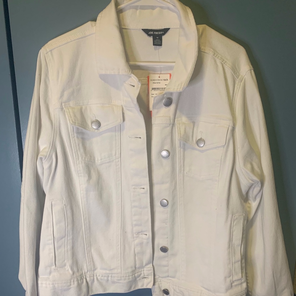White Jean jacket